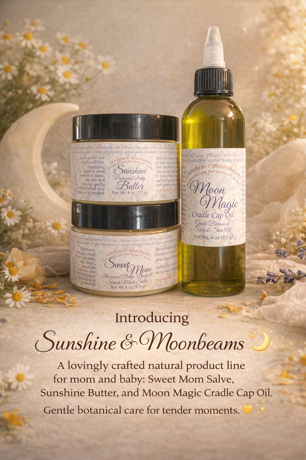 Sweet Mom Salve - Botanical Belly & Stretch Mark Moisturizer