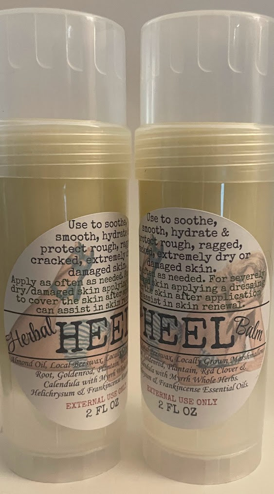 Herbal Heel Balm - Now in a convenient twist up tube for easy application!