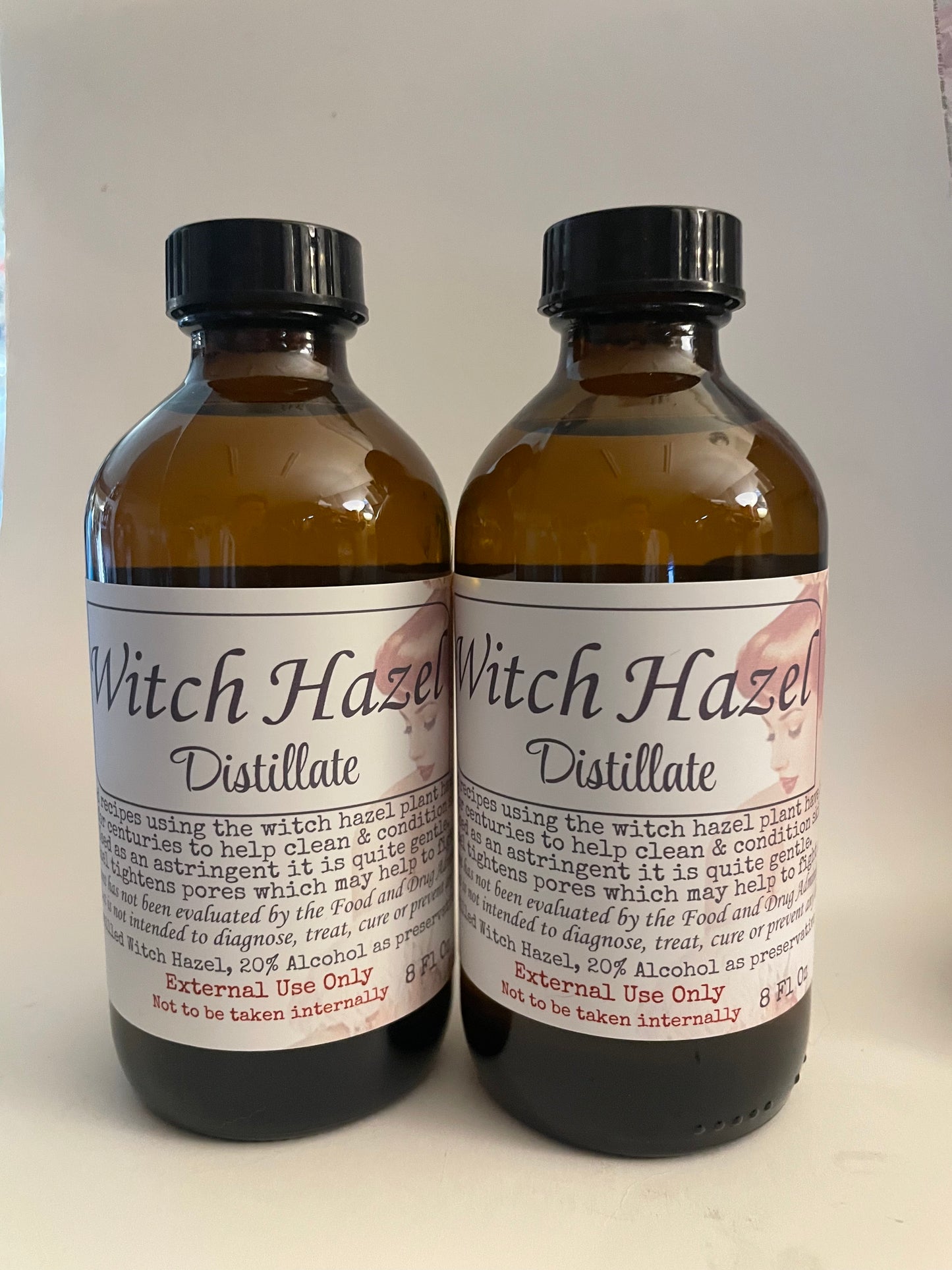 Witch Hazel Distillate Small Batch, Home Brewed Astringent