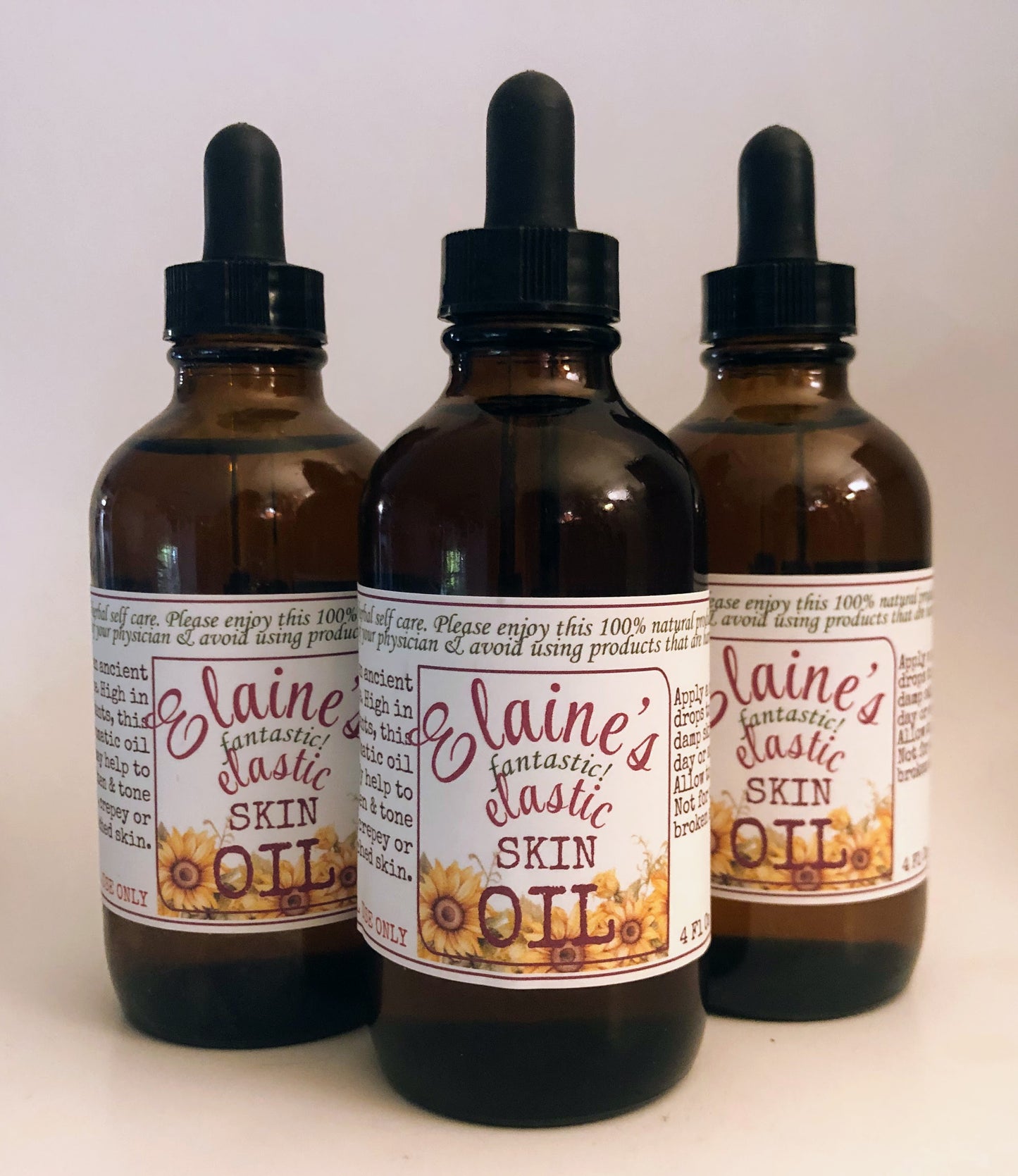 Elaine's Fantastic Elastic Skin Oil 4 Oz
