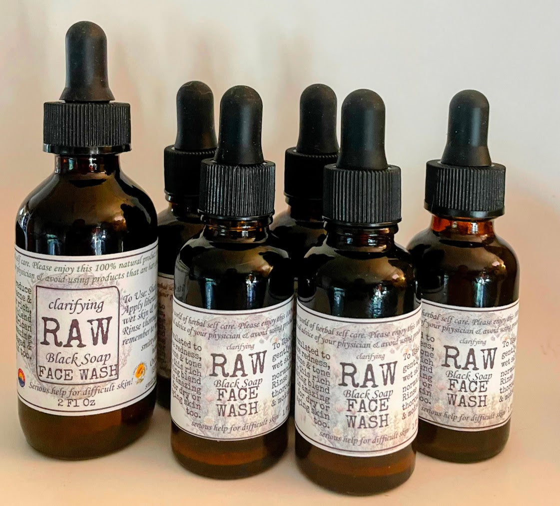 RAW Clarifying Face Wash with African Black Soap