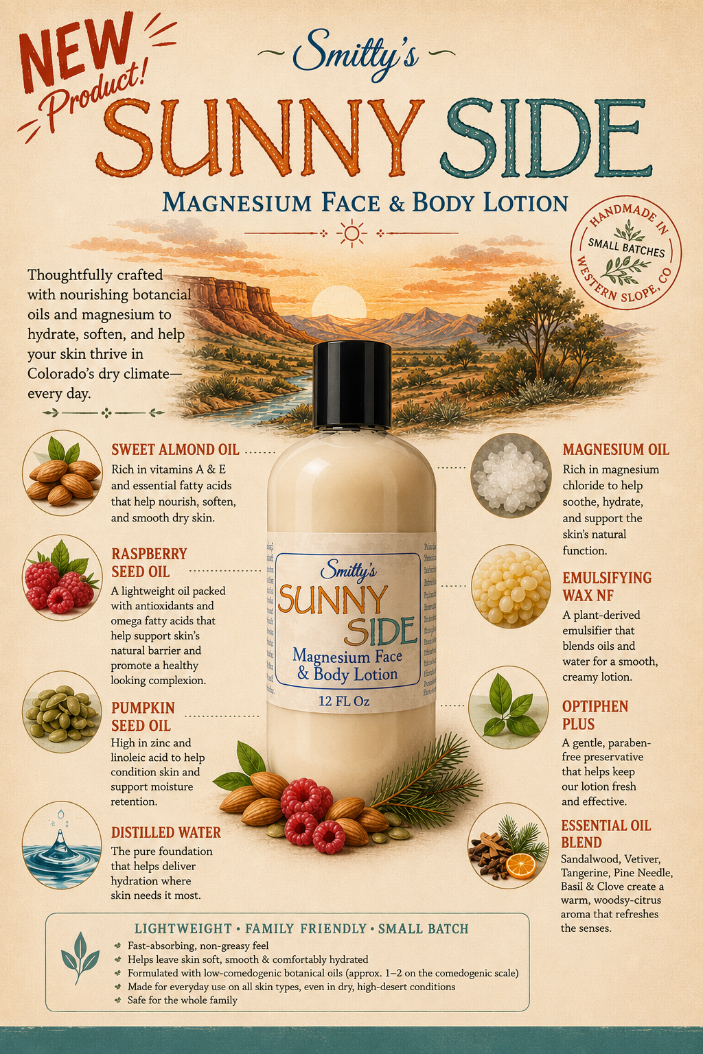 Smitty’s Sunnyside Magnesium Lotion