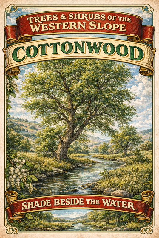 Cottonwood ~ Shade Beside the Water