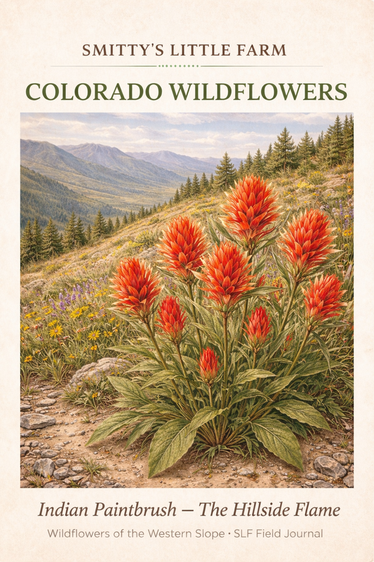 Indian Paintbrush ~ the Flame on the Hillside