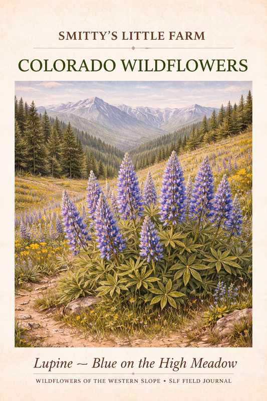 Lupine ~ Blue on the High Meadow