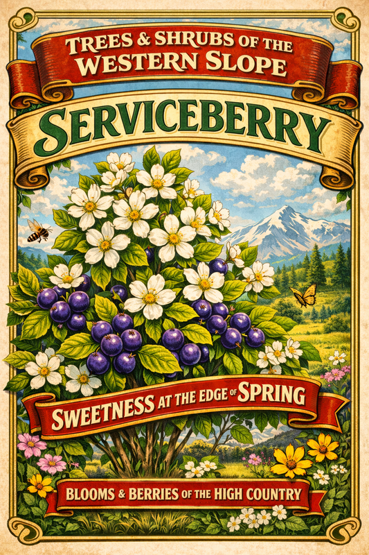 Serviceberry ~ Sweetness at the Edge of Spring