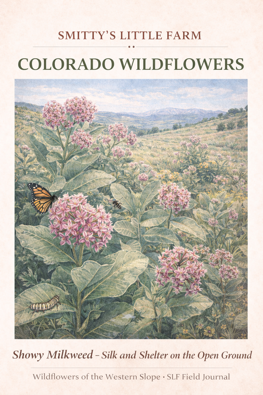 Showy Milkweed ~ Silk and Shelter on the Open Ground