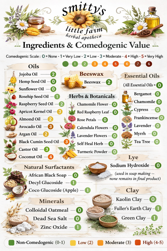 Understanding Comedogenic Values