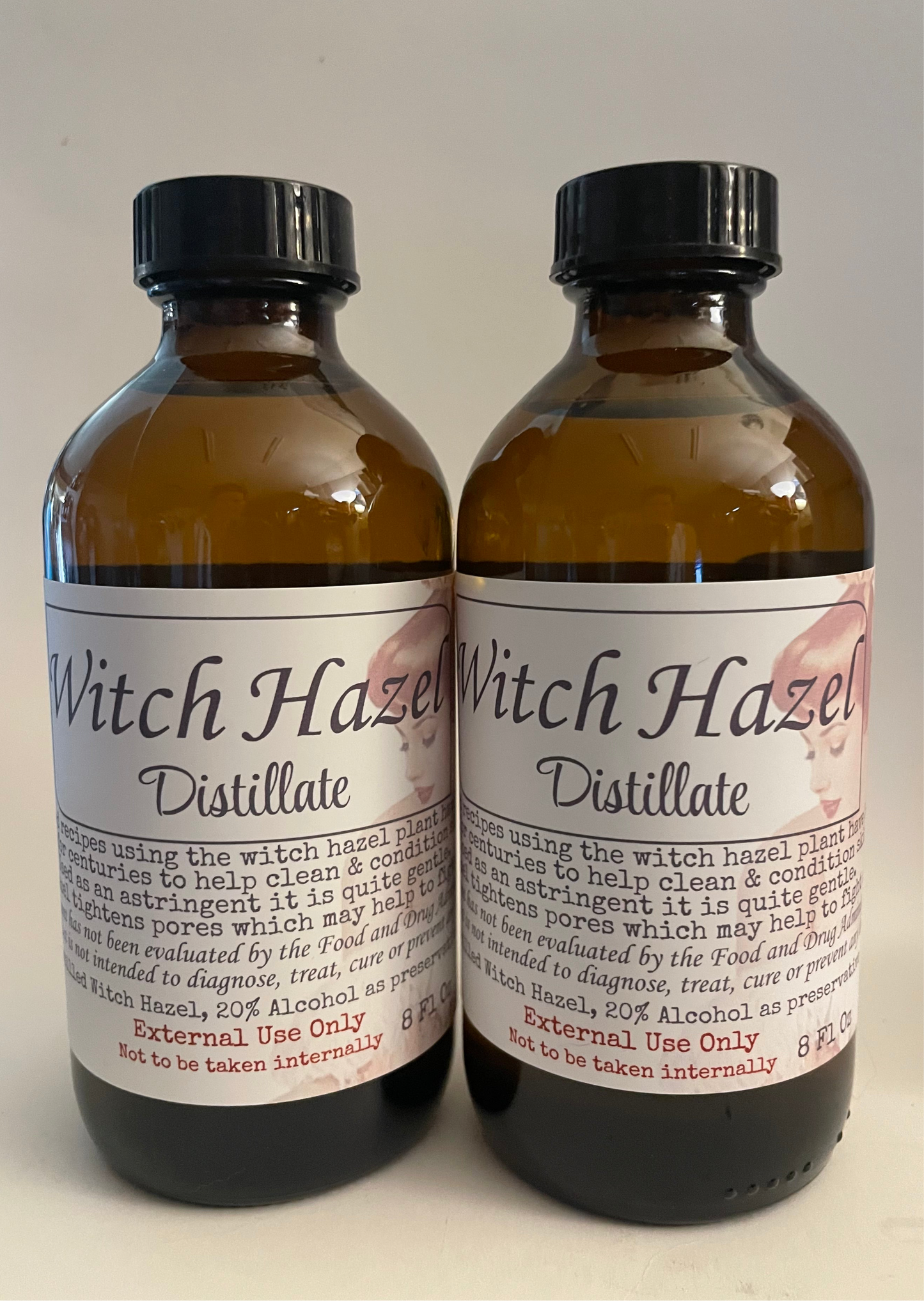 Witch Hazel Distillate Small Batch, Home Brewed Astringent