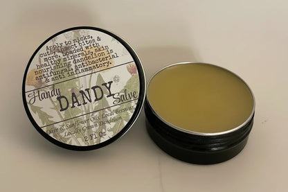 Handy Dandy Salve with Dandelion - smittyslittlefarm