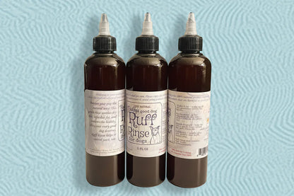 Buddy’s Good Dog Ruff Rinse - Gentle, All-Natural Dog Coat & Skin Rinse for No-Bath Freshening - smittyslittlefarm