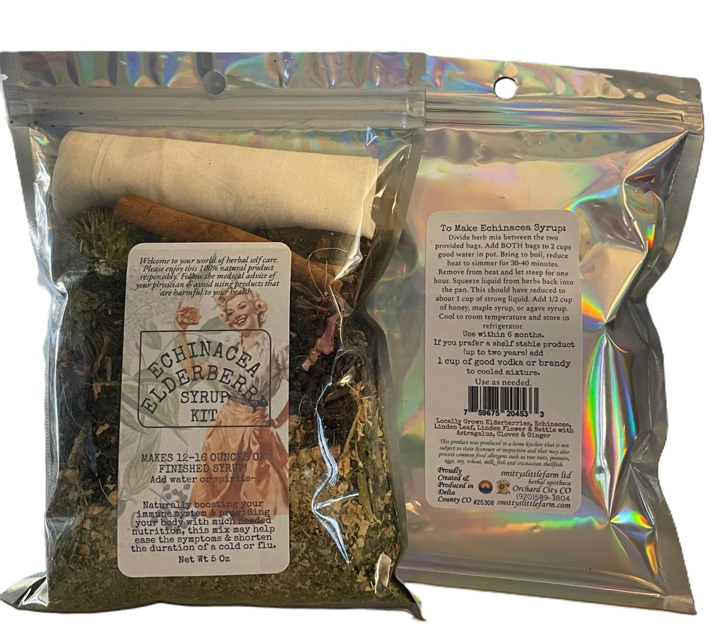 Echinacea Elderberry Ready to Use Syrup or DIY Kit