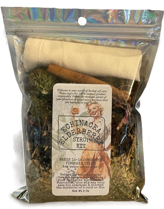Echinacea Elderberry Ready to Use Syrup or DIY Kit