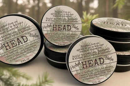 Herbal Head Balm for Comfort & Calm - smittyslittlefarm