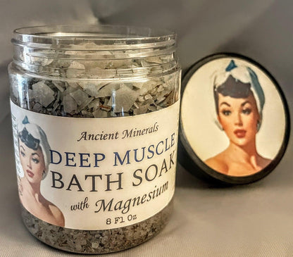 Ancient Minerals Bath Soaks with Magnesium Herbal Magnesium Soaks for Muscle Relaxation, Skin Comfort & Stress Relief - smittyslittlefarm