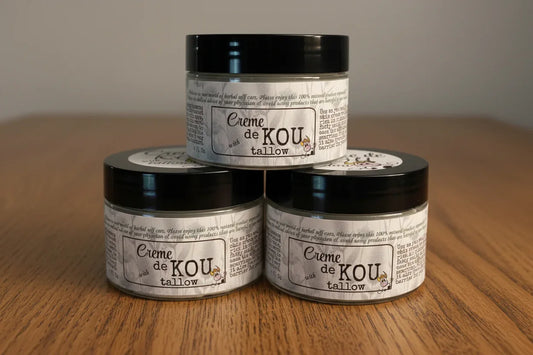 Crème de Kou with Tallow ~ Lightweight Tallow Face & Body Cream for Skin Barrier Support - smittyslittlefarm