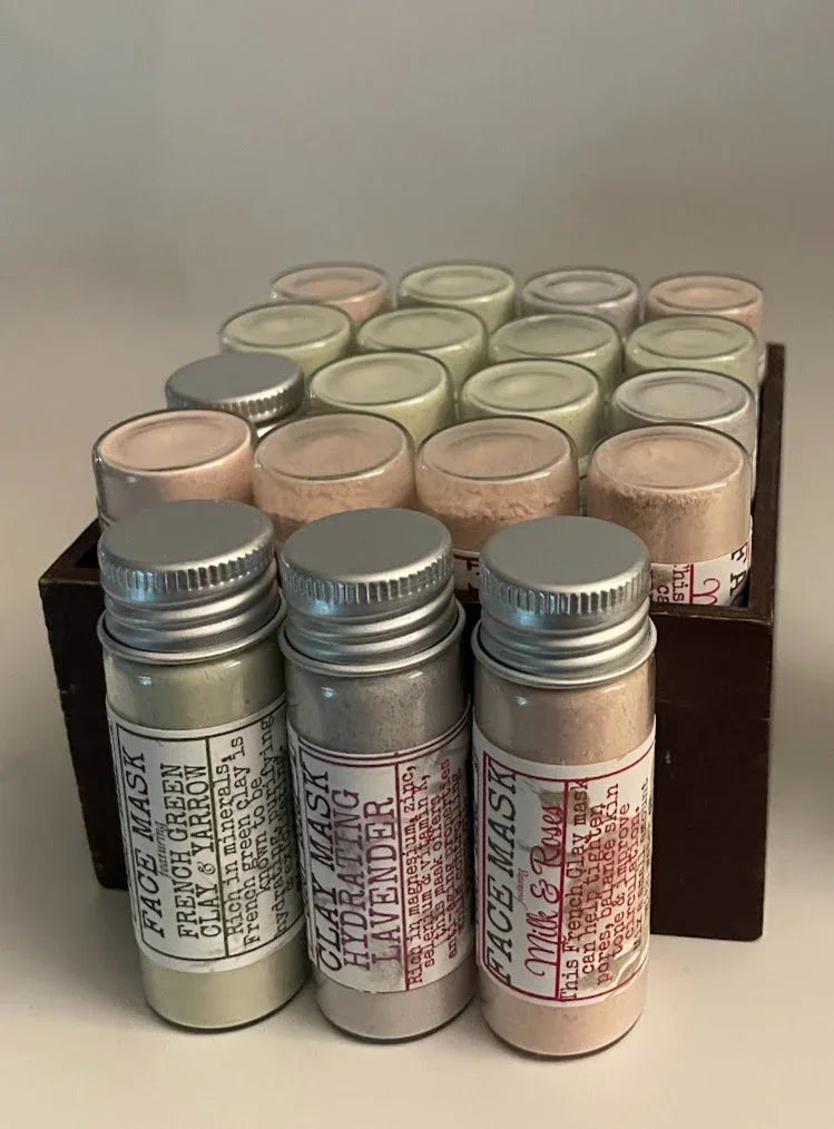 Ancient Minerals Skin Restorative Face Masks – Botanical Clays & Herbs for Refined Skincare Rituals - smittyslittlefarm