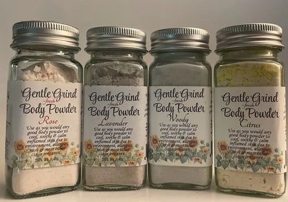 Gentle Grind Fresh Body Powder - Talc-Free, Plant-Based Body Powder - smittyslittlefarm