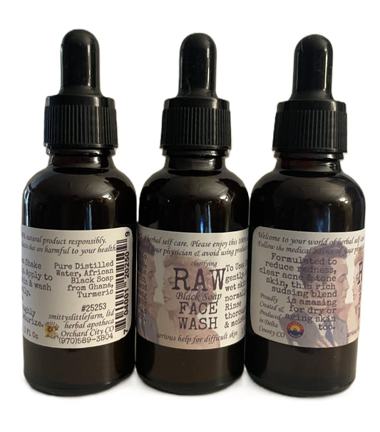 RAW Clarifying Face Wash with African Black Soap