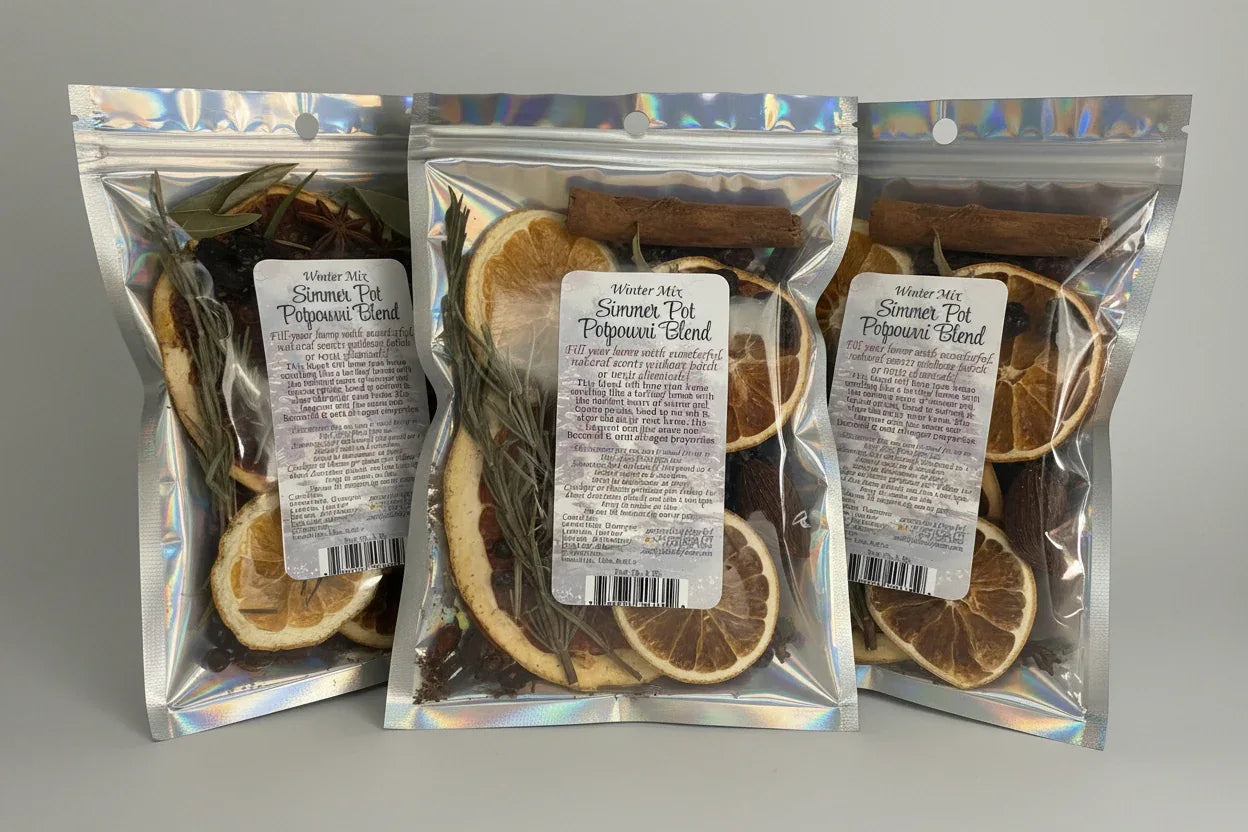 Seasonal Simmer Pot Potpourri - Natural Home Fragrance Blend for Cozy, Comforting Scents - smittyslittlefarm
