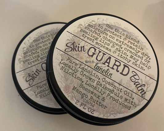 Skin Guard Balm with Lanolin ~ Excellent Protection for Skin & Lips