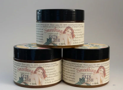 Smoothing Skin Polish Sugar Scrub Luxury Body Exfoliating Scrub for Bath or Shower - smittyslittlefarm