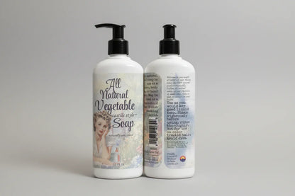 All Natural Vegetable Soap Liquid Castile-Style Soap | Plant-Based & Gentle - smittyslittlefarm