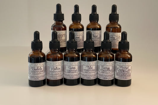 Herbal Tinctures – 1 oz  Small-Batch Liquid Herbal Extracts