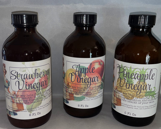 Small Batch Fruit Vinegar for gut health!