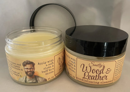 Smitty’s Wood & Leather Cleaner Old-Fashioned Cleaner & Conditioner for Wood, Leather & Vinyl - smittyslittlefarm