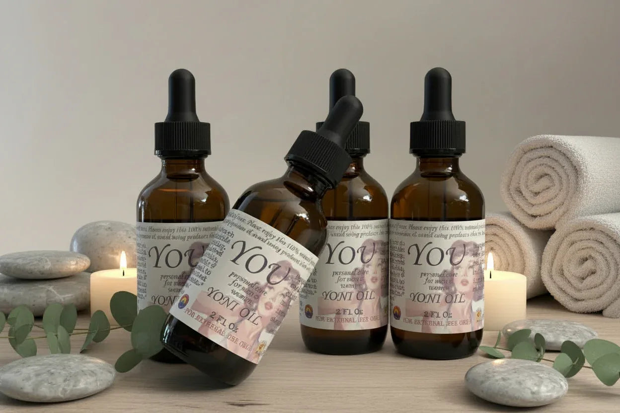 YOU Yoni Oil Botanical External Care Oil for Comfort, Balance & Skin Support - smittyslittlefarm
